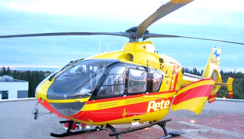 Osa kotimaista "kriisinhallintaa" on myös pelastushelikopteritoiminta (kuva: Peten arkistosta)