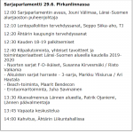 Sarjaparlamentti ohjelma