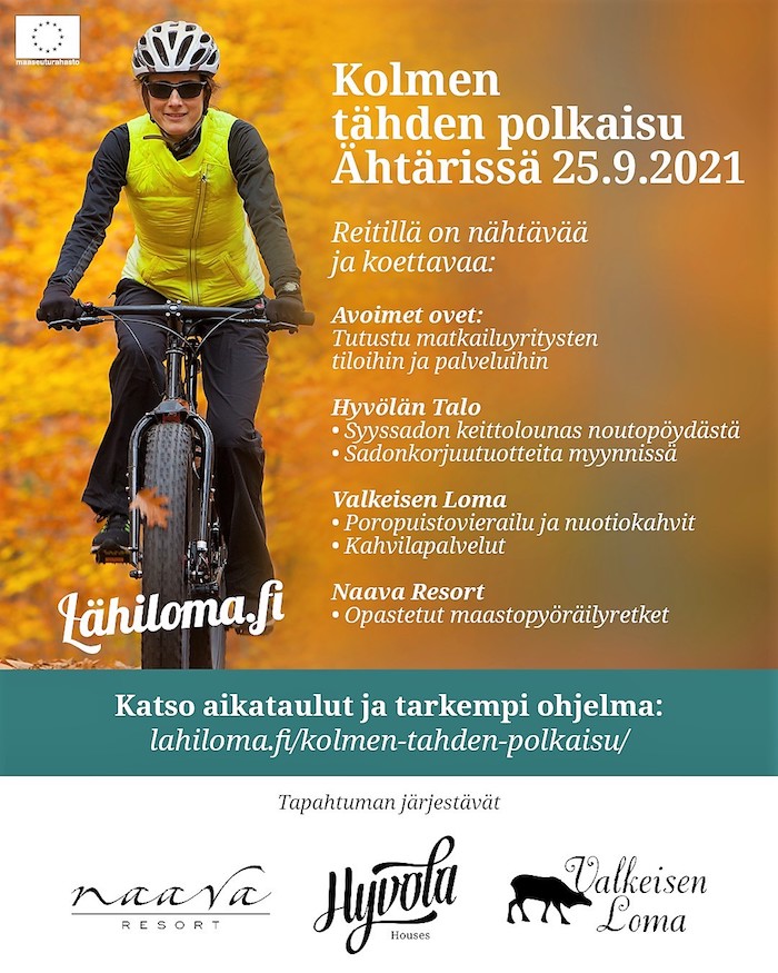 Kolmen tähden pyöräily_Ähtäri