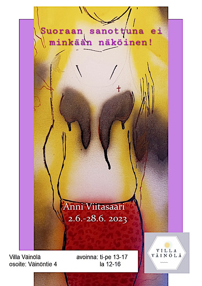 Anni Viitasaari näyttelyavaus