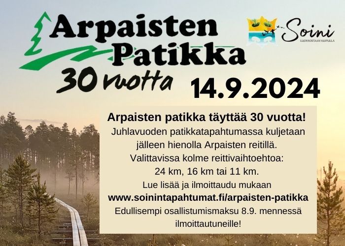 Arpaisten Patikka 14.09.2024